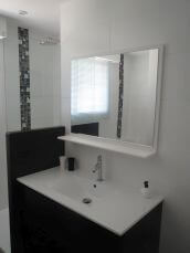 photos location vacances bed breakfast Lomener lavabo